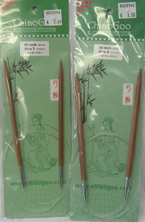 ChiaoGoo 32"/80 cm 3.50 mm/US 4 Bamboo Circular Needle